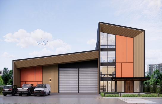 ขายที่ดินพร้อมสร้างโรงงาน โกดัง คลังสินค้า ย่านบางบัวทอง