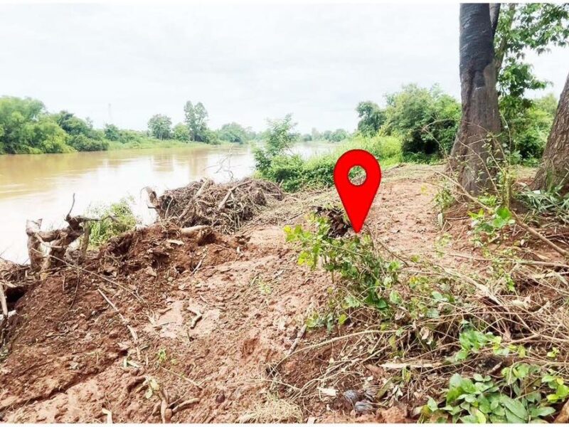 ที่ดินติดแม่น้ำน่าน จังหวัดนครสวรรค์ เนื้อที่ 6 ไร่