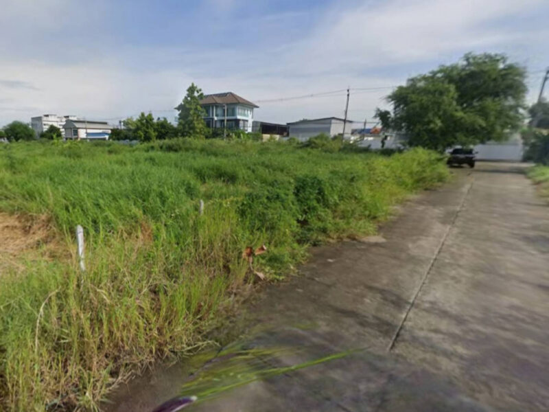 ที่ดิน 3-2-84 ไร่ ซ.วัดเวฬุวนาราม 7 ดอนเมือง แปลงมุม ติดถนนทุกด้าน