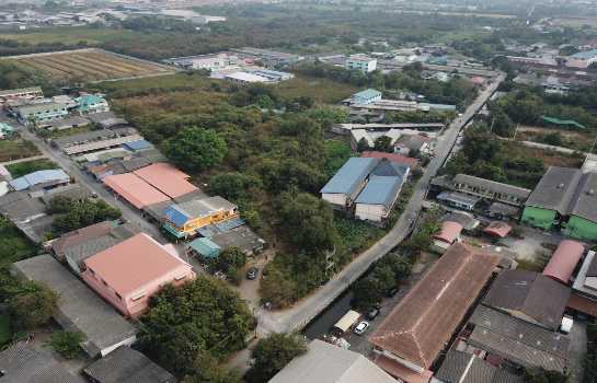 ขายที่ดินเนื้อที่ 9 ไร่ 96.8 ตร.ว. ซ.เศรษฐกิจ 1-1 (แปซิฟิค) เหมาะสร้างบ้าน โรงงานขนาดเล็ก หรือโกดังสินค้า