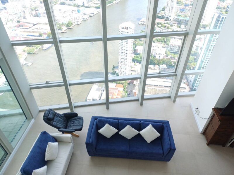 For Rent: Luxurious Duplex Condominium at The River Breathtaking River and City Views from the 67-68th Floor – 3 Bedrooms, 4 Bathrooms
