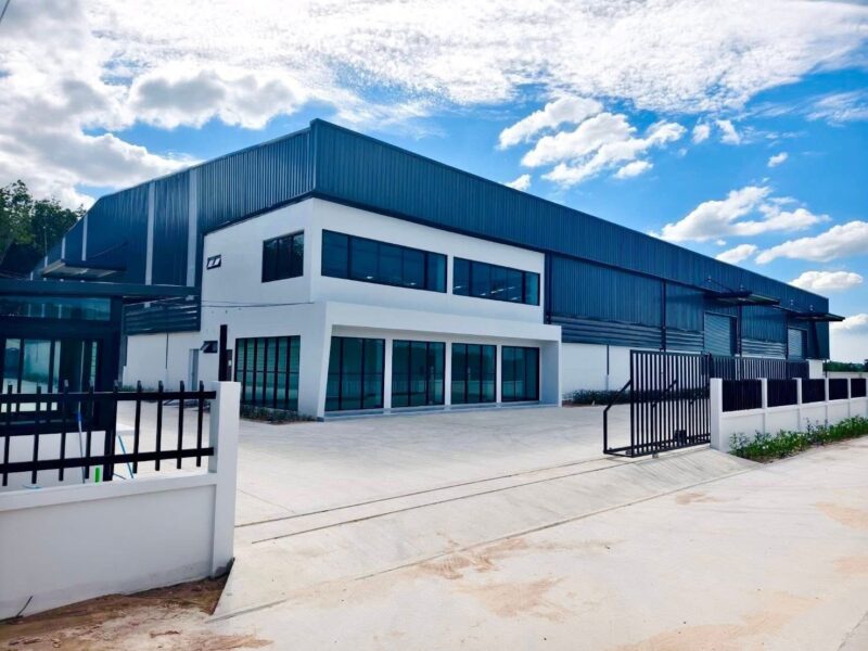 ขายที่ดินพร้อมสร้างโรงงาน โกดัง คลังสินค้า ย่านบางบัวทอง