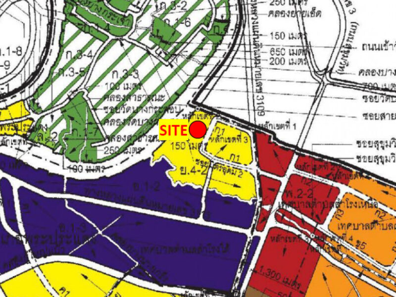 ขายที่ดิน 36-2-8.2 ไร่ ถนนสำโรงใต้ 6 ติด บิ๊กซี มินิ มหาวงษ์ ใกล้ BTS แบริ่ง