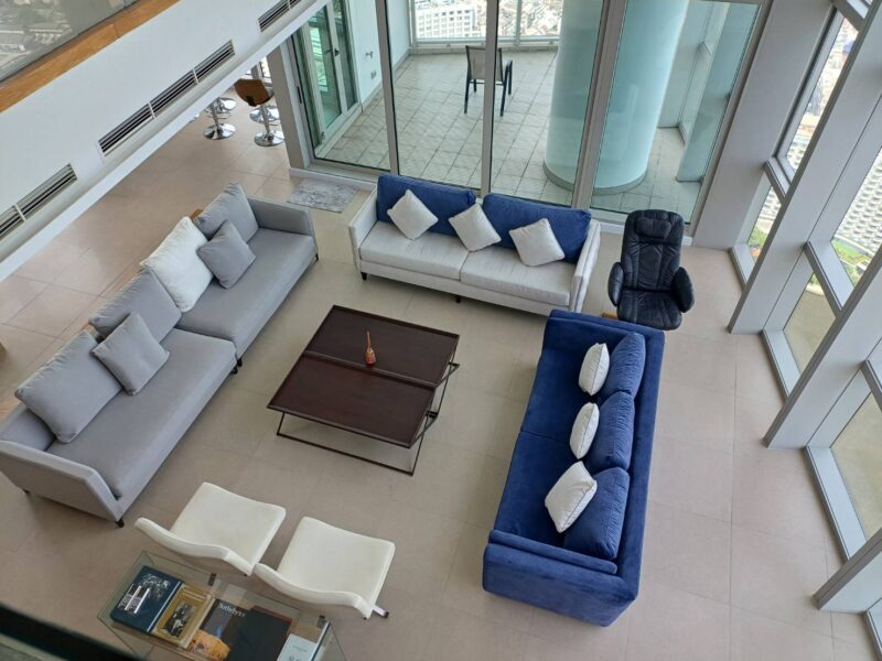 For Rent: Luxurious Duplex Condominium at The River Breathtaking River and City Views from the 67-68th Floor – 3 Bedrooms, 4 Bathrooms