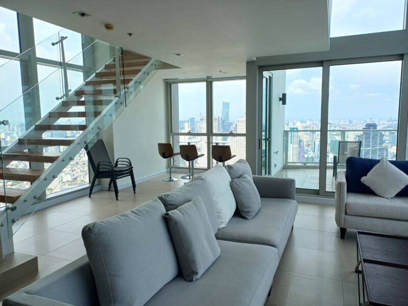 For Rent: Luxurious Duplex Condominium at The River Breathtaking River and City Views from the 67-68th Floor – 3 Bedrooms, 4 Bathrooms