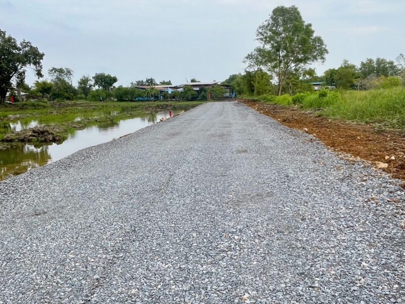 ขายที่ดินติดคลอง คลอง 11 หนองเสือ ปทุมธานี – รูปแปลงสวย หน้าติดถนนสาธารณะ