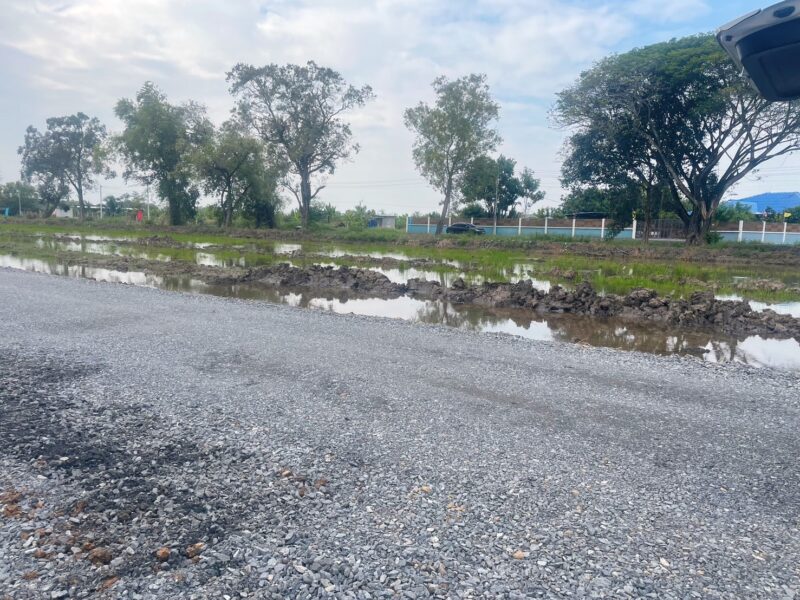 ขายที่ดินติดคลอง คลอง 11 หนองเสือ ปทุมธานี – รูปแปลงสวย หน้าติดถนนสาธารณะ