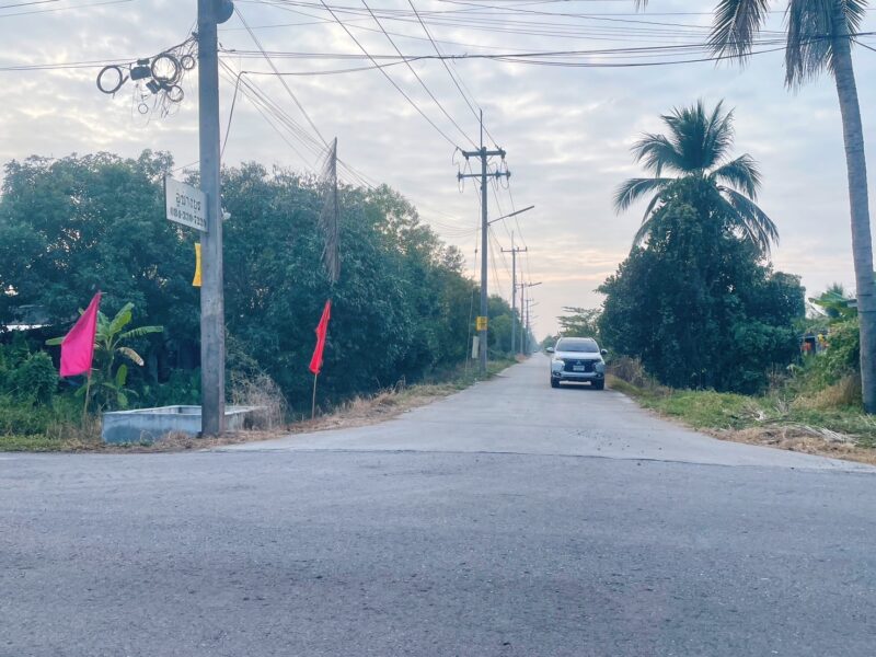 ขายที่ดินติดคลอง คลอง 11 หนองเสือ ปทุมธานี – รูปแปลงสวย หน้าติดถนนสาธารณะ