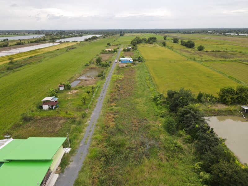 ที่ดินเงินผ่อน นครนายก ทำเลดี อ.บ้านนา โฉนดครุฑแดง