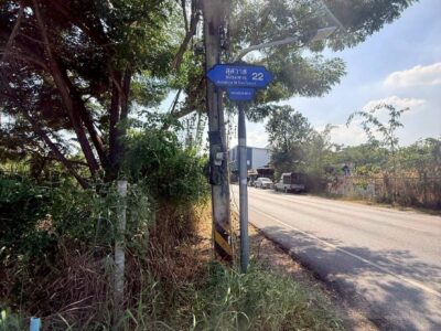 ขายด่วนที่ดิน 600 ตรว ติดถนนคอนกรีตสาธารณะ สุสวาส 22 ลำลูกกา ปทุมธานี