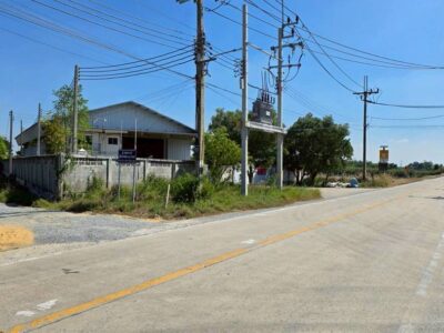 ร้อนเงินขายต่ำกว่าประเมินที่ดิน 2 ไร่ครึ่ง ทำเลดี ถนน นบ.3015 ต.ไทรใหญ่ อ.ไทรน้อย จ.นนทบุรี