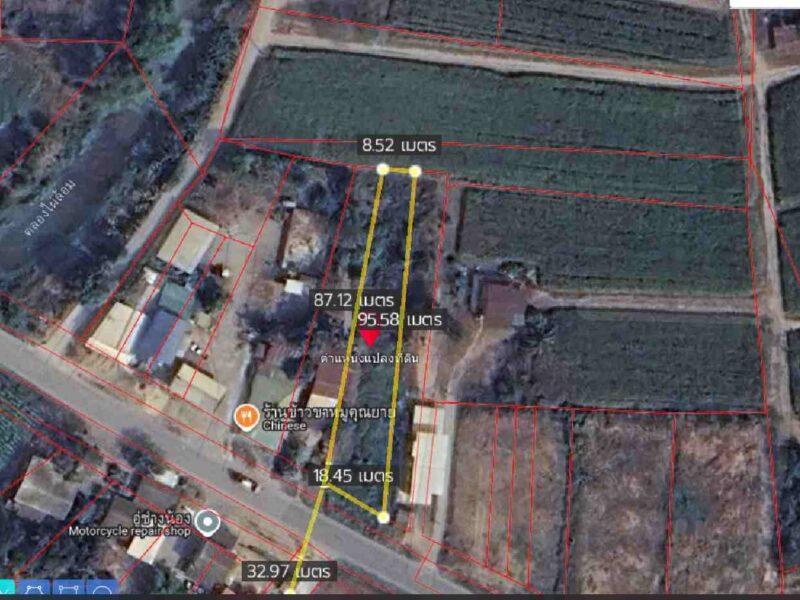 📍 ขายถูก ที่ดินโซนพัฒนา เขต อ.เมืองพิษณุโลก แหล่งชุมชน ครุฑแดง (เจ้าของขายเอง) ขนาด 3 งาน 9 ตร.วา
