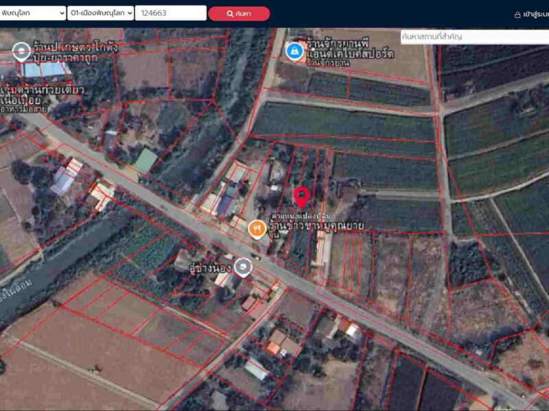 📍 ขายถูก ที่ดินโซนพัฒนา เขต อ.เมืองพิษณุโลก แหล่งชุมชน ครุฑแดง (เจ้าของขายเอง) ขนาด 3 งาน 9 ตร.วา