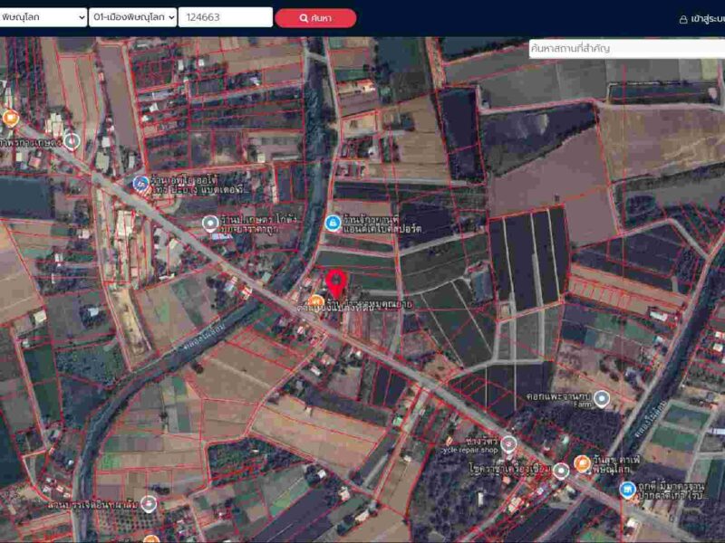 📍 ขายถูก ที่ดินโซนพัฒนา เขต อ.เมืองพิษณุโลก แหล่งชุมชน ครุฑแดง (เจ้าของขายเอง) ขนาด 3 งาน 9 ตร.วา