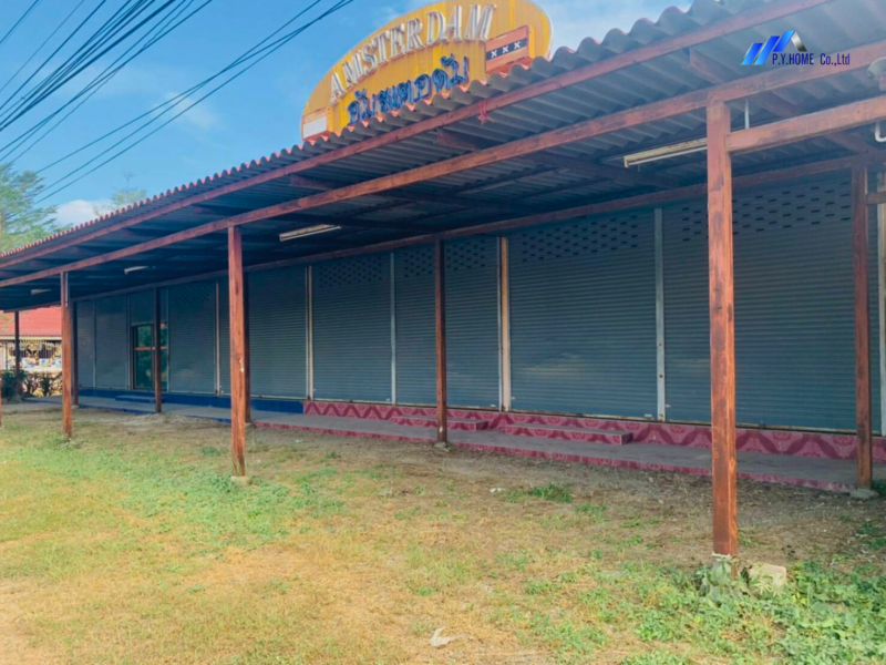 ขายที่ดินนครนายกพร้อมอาคารห้องเช่า 11 ห้อง ทำเลดี ติดถนนใหญ่