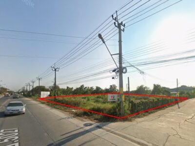 ที่ดินไทรน้อย นนทบุรี ติดถนนทางหลวงชนบท (นบ.5027)