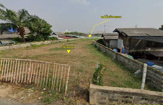 ขายที่ดิน 0 ไร่ 1 งาน 61 ตร.ว. ติด ถ.หัวถนน ติด แม่น้ำเจ้าพระยา ใกล้วัดบางนา
