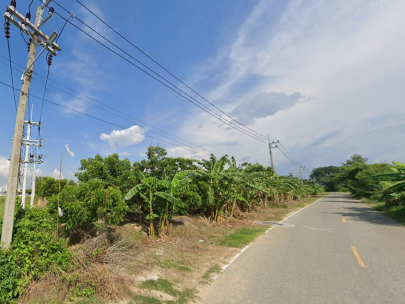 ขาย ที่ดิน ME175 แปลงใหญ่ หน้ากว้าง 630 m. ถนน2ด้าน บ่อกวางทอง ทอง บ่อทอง ชลบุรี ขนาด 77 ไร่ 2 งาน 38 ตรว ใกล้นิคมหูหนาน ถนน 331 เพียง 5 Km.