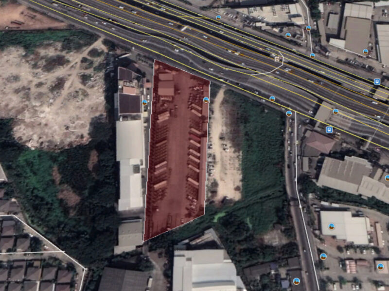 ให้เช่าที่ดิน 6 ไร่ ติดถนนบางนา–ตราด (ฝั่งขาเข้า) ไลน์ไอดี @ibx7531n