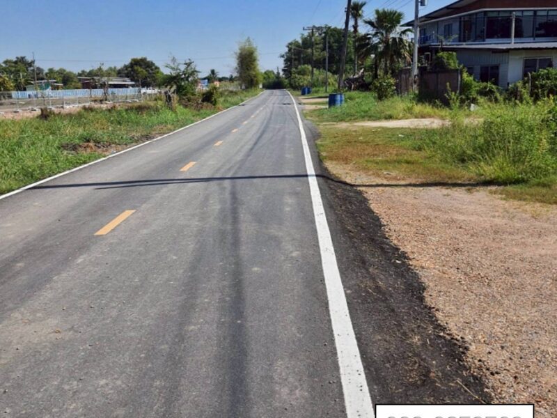 ♨️ขายที่ดินใกล้ มศว.องครักษ์ อยู่ในแหล่งชุมชน อยู่ถนนด้านหลัง มศว.