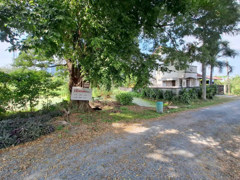 ขายที่ดิน เลียบคลองประปา ชุมชนบ้านใหม่สมานฉันท์6 85.8 ตร.วา ทำเลศักยภาพใกล้ทางด่วน โซนศรีสมาน-เมืองทองธานี (ซ.วัดพระแม่ฯ) เหมาะปลูกบ้าน