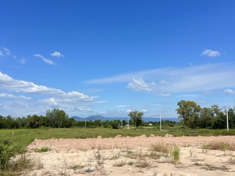 ขายที่ดินนครนายก ทำเลดี วิวเขา วิวทุ่งนา ต.อาษา อ.บ้านนา