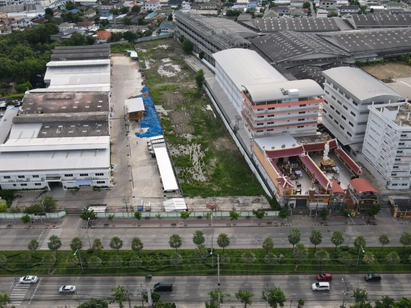 ขายที่ดินสีม่วงติดถนนบางขุนเทียนชายทะเล