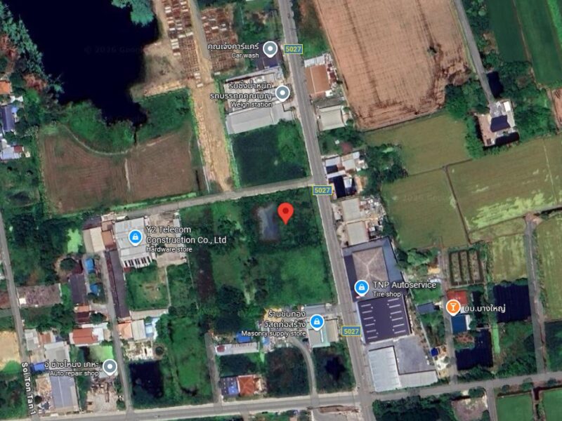 ขายที่ดิน ไทรน้อย นนทบุรี ติดถนนใหญ่ไทรน้อย-นนทบุรี 2 ไร่ 14 ตรว.