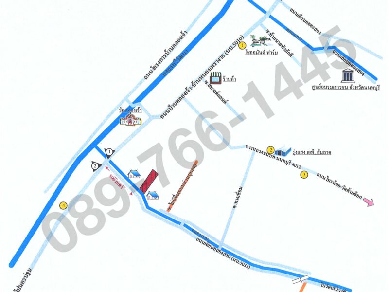 📍 ขายที่ดินทำเลดี ติดคลองสาม ตำบลทวีวัฒนา อำเภอไทรน้อย จังหวัดนนทบุรี