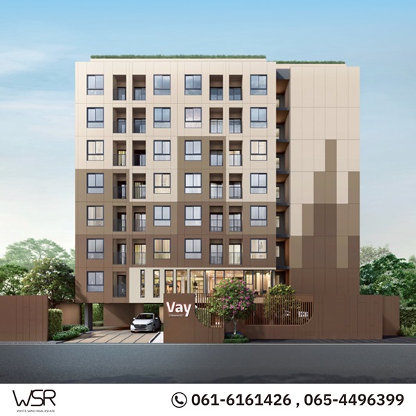 Vay Chinnakhet คอนโดใหม่แต่งครบ พร้อมอยู่ เริ่มเพียง 1.59 ล้าน 2 นาที ถึง ม.ธุรกิจบัณฑิตย์ โทร 061-6161426