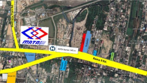 🗺️ ขาย / ให้เช่า ที่ดินแปลงใหญ่ติดถนนพระราม 9 เนื้อที่ 7-2-85 ไร่