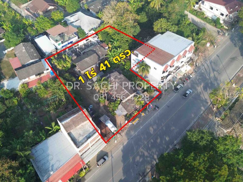 ที่ดินทำเลศักยภาพ 1 ไร่ 41 ตรว. ในตัวเมืองเชียงแสน วิวสวยริมแม่น้ำโขง เหมาะแก่การลงทุนและพัฒนา