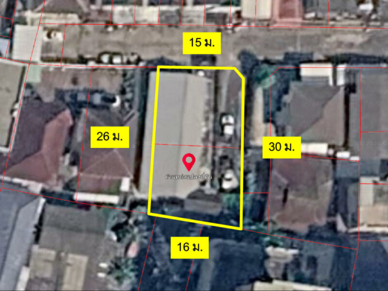 ให้เช่า ที่ดินหัวมุม 109 ตร.วา พร้อมโครงเหล็ก หลังคา ห้องน้ำ ซอย 20 มิถุนา ใกล้ MRT สุทธิสาร ทำเลทองโซนชุมชน