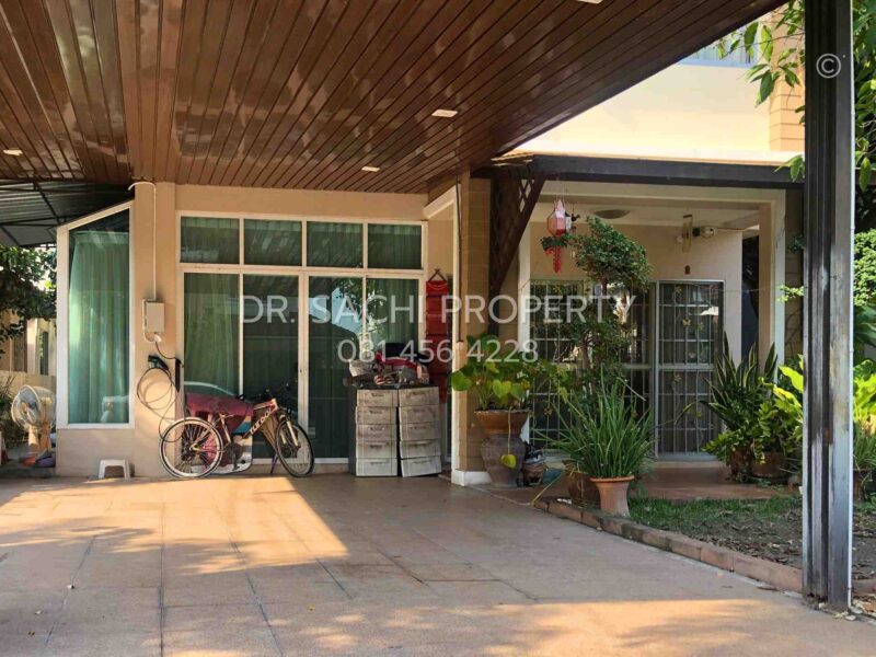 #ขายที่ดินพร้อมบ้านเดี่ยว 2 ชั้น 60 ตรว. #หมู่บ้านสัมมากรนิมิตใหม่, ใกล้ รร.สารสาสน์วิเทศนิมิตใหม่