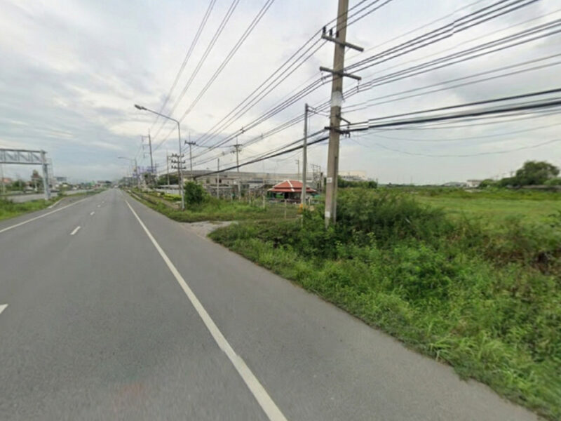ให้เช่าที่ดิน 51-3-57 ไร่ ติดถนนสุขุมวิท ติดทางเข้า นิคมฯ ทองโกรว์ จ.ชลบุรี