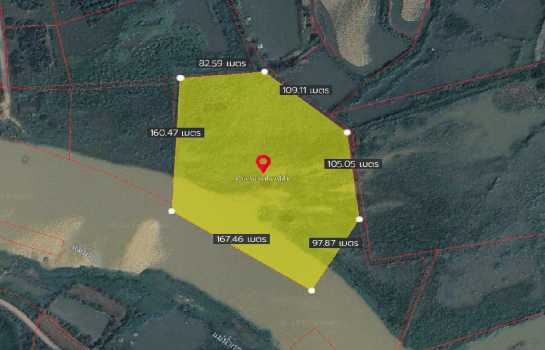 ขายที่ดิน 22 ไร่ 1 งาน 24.2 ตร.ว. ติดแม่น้ำกก ใกล้สนามบินแม่ฟ้าหลวง เชียงราย