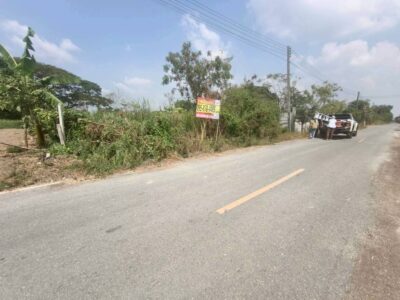 ขายถูกที่ดินคลองแปด 100 ตรว ติดถนนลาดยางสาธารณะ ซ.บึงบอน 17 อ.หนองเสือ จ.ปทุมธานี