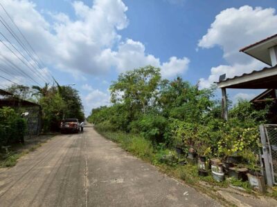 ขายด่วนที่ดิน 225 ตรว ติดถนนคอนกรีตสาธารณะ หมู่บ้านบางใหญ่การ์เด้น บางใหญ่ นนทบุรี