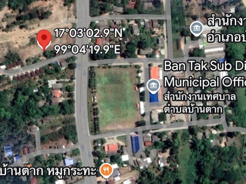 ใจกลางชุมชน ล้อมรอบด้วย โรงเรียน,โรงพยาบาล, สนง.เทศบาล สนง.อบต, สถานีตำรวจ, ไปรษณีย์, ตลาดสดเทศบาล, 7-11, Big C, Lotus 📌 เหมาะทำร้านค้าทั่วไป ร้านอาหาร รีสอร์ท บริษัทขนส่ง ศูนย์กระจายสินค้า โกดังเก็บสินค้า