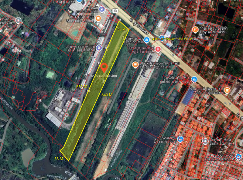 ขายที่ดิน เนื้อที่ 26 ไร่ 0 งาน 4.2 ตร.ว. ติดไทวัสดุ ใกล้ถนนสุวรรณศร จ.สระแก้ว