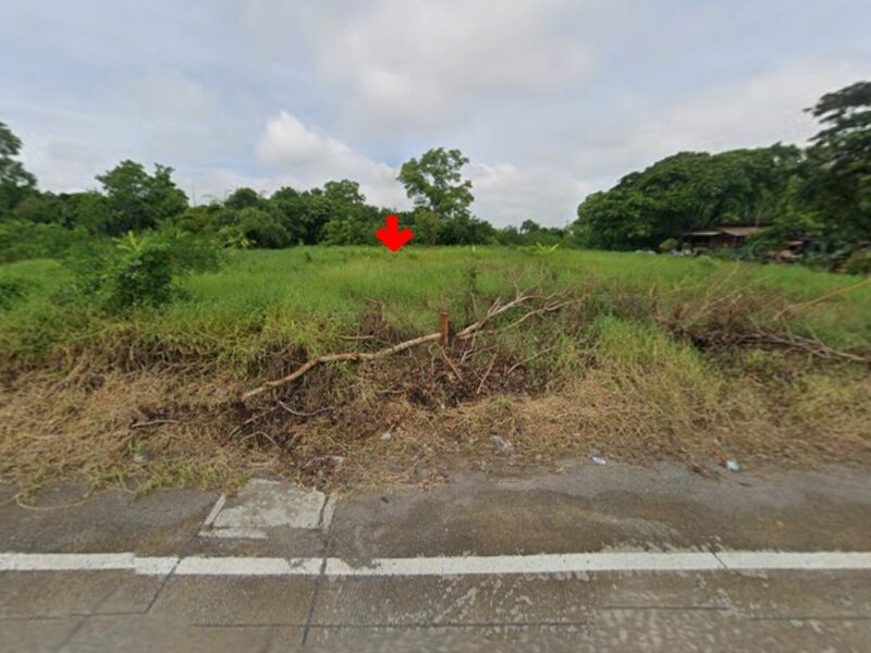 ที่ดินปทุมธานี ตำบลพืชอุดม ติดถนนเจ้าของขายเองราคาคุยกันได้