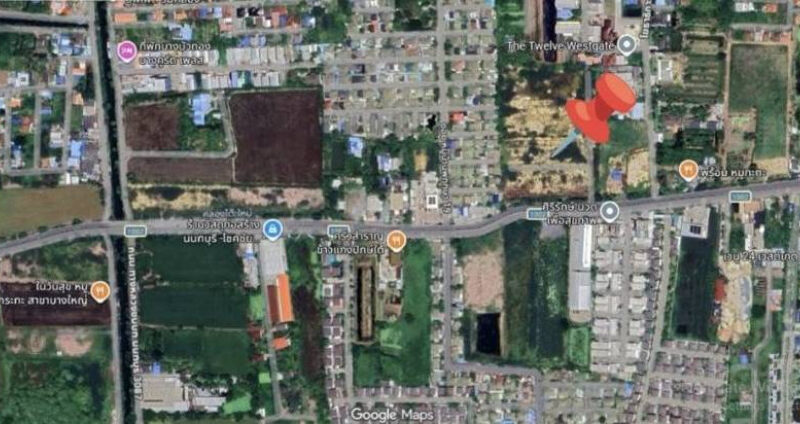 ขาย ที่ดิน ติดถนนใหญ่ ที่ดินซอยวัดลาดปลาดุก 14 ไร่ 3 งาน 8 ล้านบาทต่อไร่