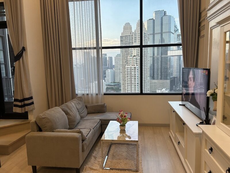 For Rent Duplex Luxury @ Knightsbridge Prime Sathorn