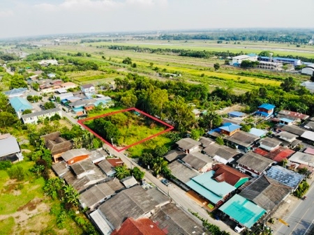 [ให้เช่า] ที่ดินทำเลทอง คลองห้าตะวันออก (ซอยจำรัส) 380 ตร.ว. หน้ากว้าง 45 เมตร เข้าซอยเพียง 80 ม. เหมาะทำโกดัง-อู่รถ เพียง 1x,000 บาท-ด.