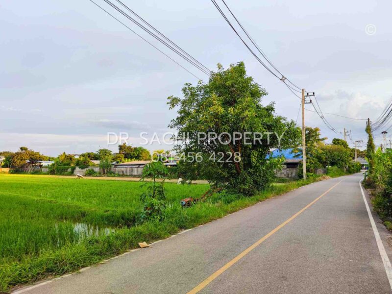 #ขายที่ดินสวยเชียงราย ทำเลดี ใกล้ ถ.บายพาสตะวันออก เพียง 1 กม. สนามบินเชียงราย (13-2-50.3 ไร่)