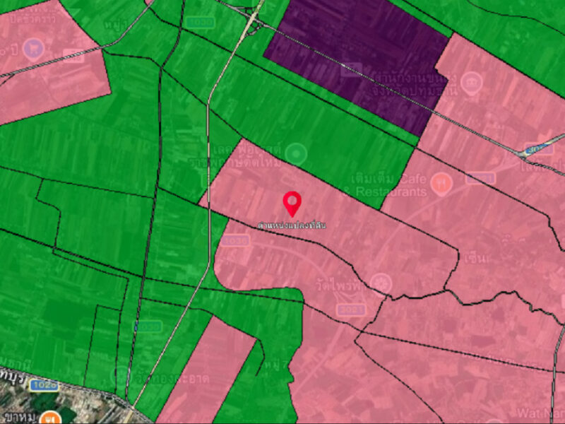 ขายที่ดิน 19 ไร่เศษ ต.บางหลวง เมืองปทุมธานี แปลงสี่เหลี่ยมสวย ติดถนนหน้าหลัง ใกล้ราชพฤกษ์ตัดใหม่-กาญจนาฯ ราคาพิเศษ เหมาะจัดสรร-คลังสินค้า