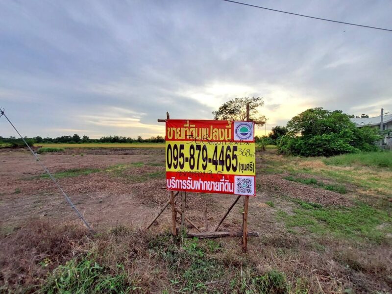 ขายด่วนที่ดินติดถนนเลียบคลองห้า 368 ตรว ติดถนนคอนกรีตสาธารณะ อ.คลองหลวง จ.ปทุมธานี