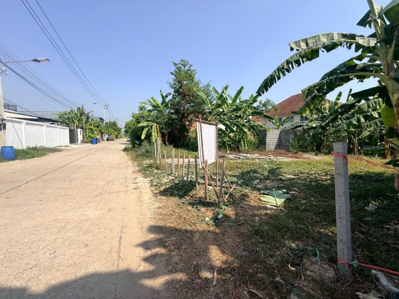 ขายถูกที่ดินลาดสวาย 124 ตรว ติดถนนคอนกรีตสาธารณะ ถมแล้ว ซ.ร่วมสุข 3 อ.ลำลูกกา จ.ปทุมธานี 0