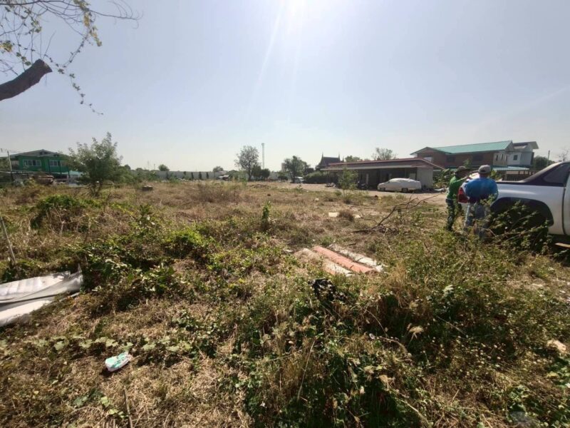 ขายด่วนที่ดิน 378.5 ตรว ติดถนนสาธารณะ ซอยร่วมใจ1 ต.คลองข่อย อ.ปากเกร็ด จ.นนทบุรี