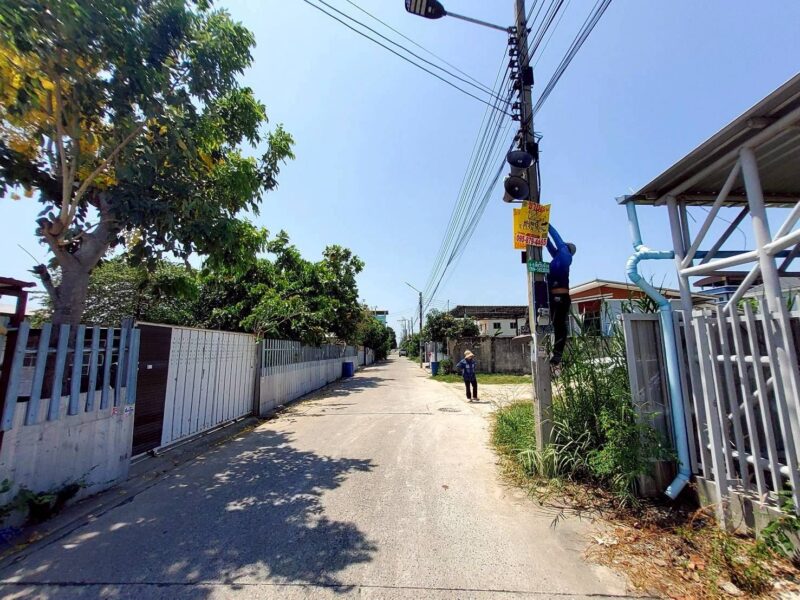 ขายด่วนที่ดิน 122 ตรว ติดถนนสาธารณะ ถมแล้ว เทศบาลบางปู ซอย 91 ต.บางปูใหม่ จ.สมุทปราการ